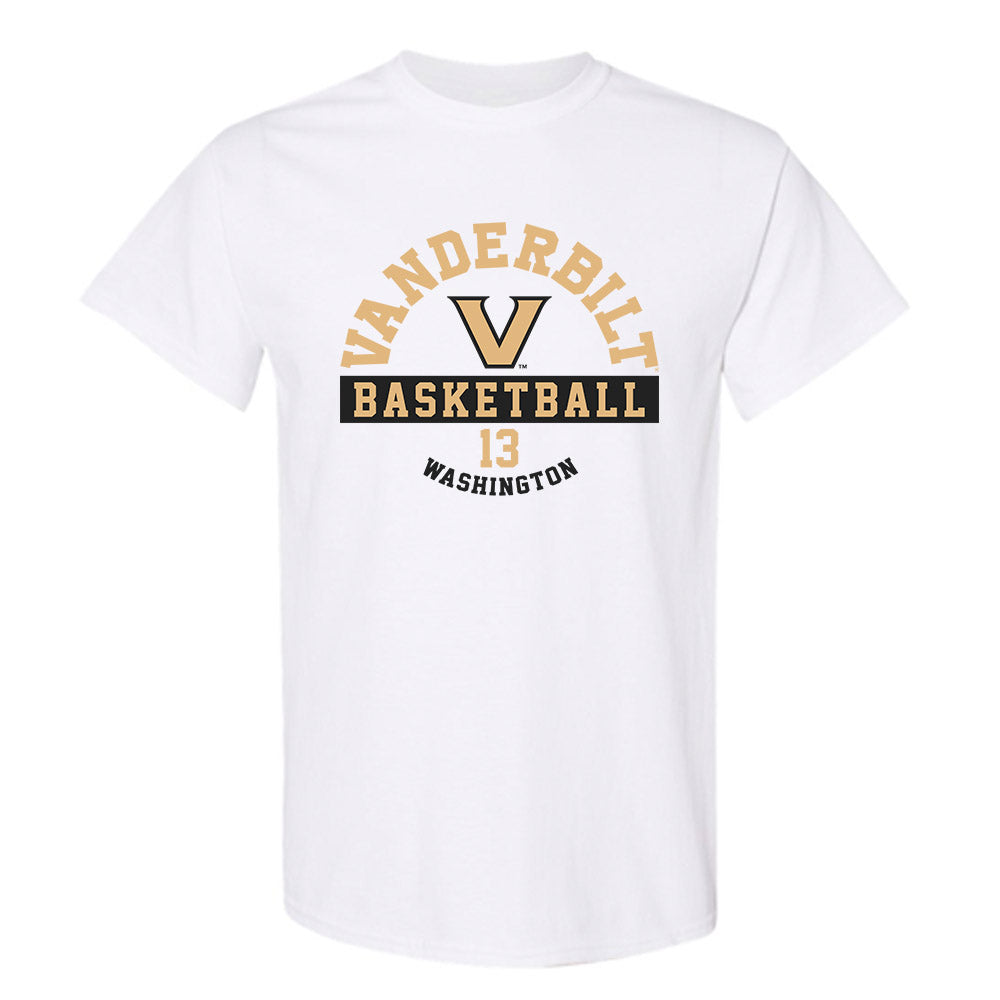 Vanderbilt - NCAA Men's Basketball : Jalen Washington - Classic Fashion Shersey T-Shirt-0