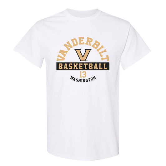 Vanderbilt - NCAA Men's Basketball : Jalen Washington - Classic Fashion Shersey T-Shirt-0