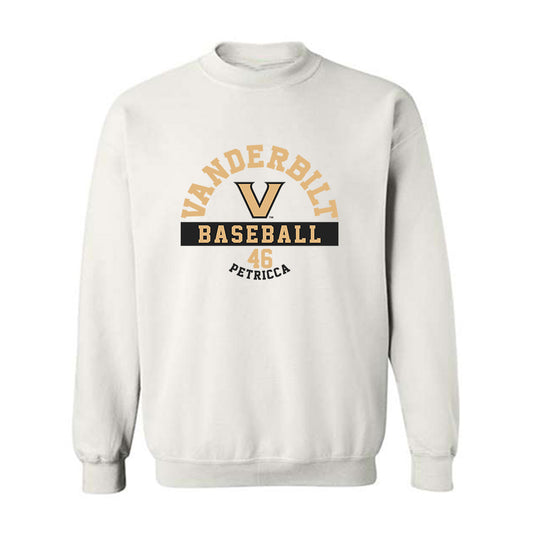 Vanderbilt - NCAA Baseball : Roman Petricca - Classic Fashion Shersey Crewneck Sweatshirt-0