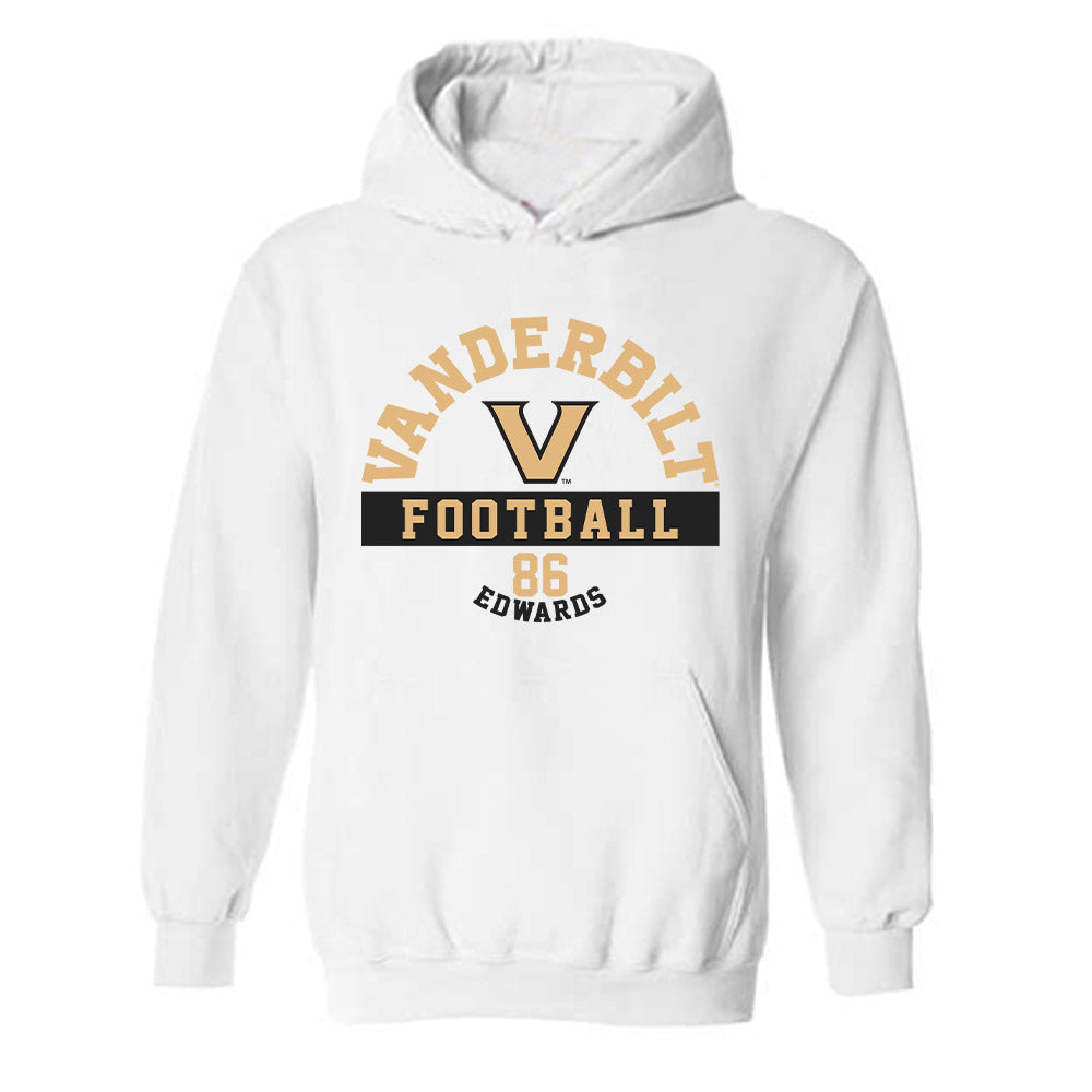 Vanderbilt - NCAA Football : Witt Edwards - Classic Fashion Shersey Hooded Sweatshirt