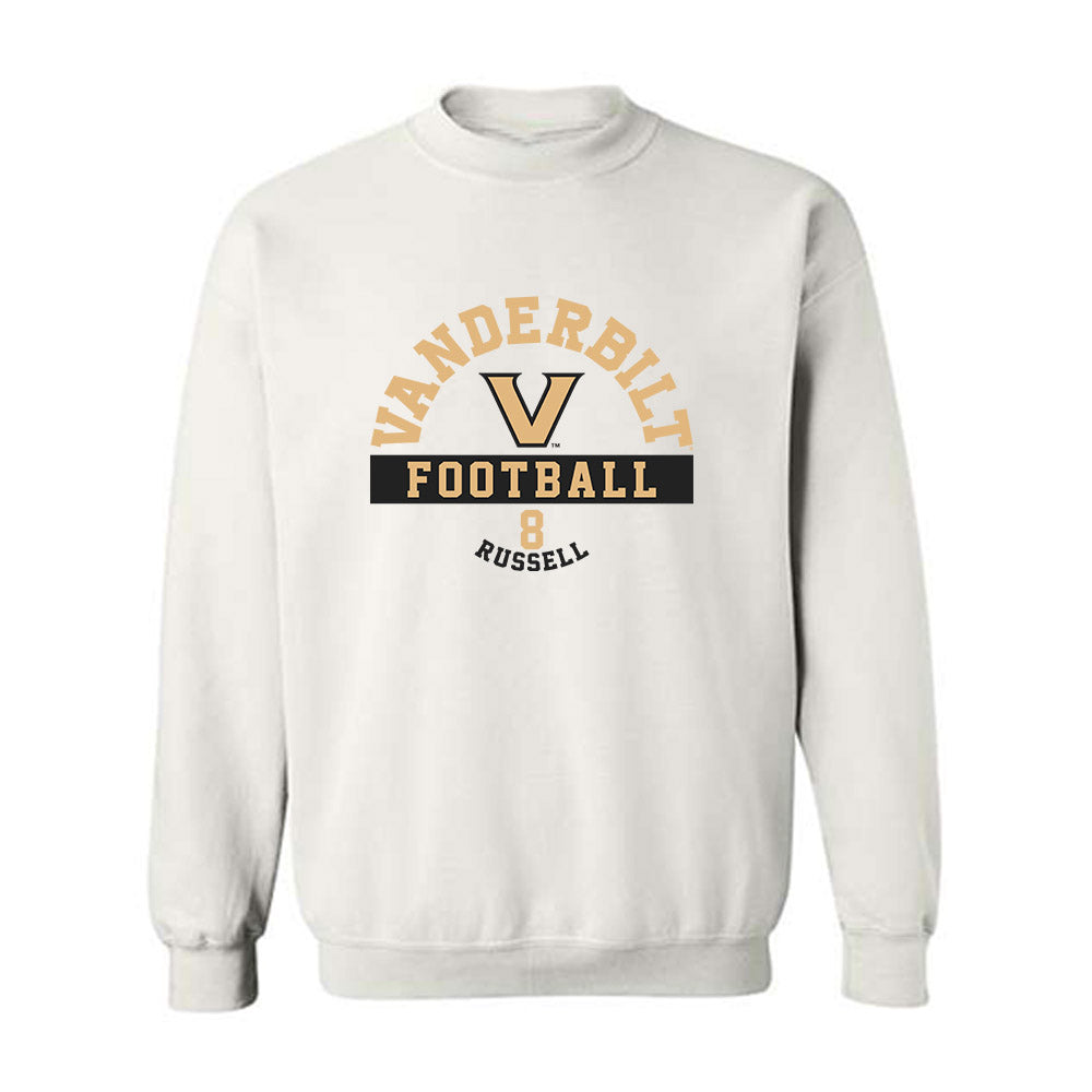 Vanderbilt - NCAA Football : Tyson Russell - Classic Fashion Shersey Crewneck Sweatshirt