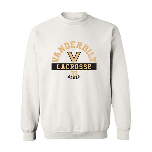 Vanderbilt - NCAA Women's Lacrosse : Brooke Baker - Classic Fashion Shersey Crewneck Sweatshirt