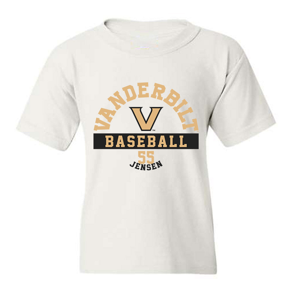 Vanderbilt - NCAA Baseball : Max Jensen - Classic Fashion Shersey Youth T-Shirt-0
