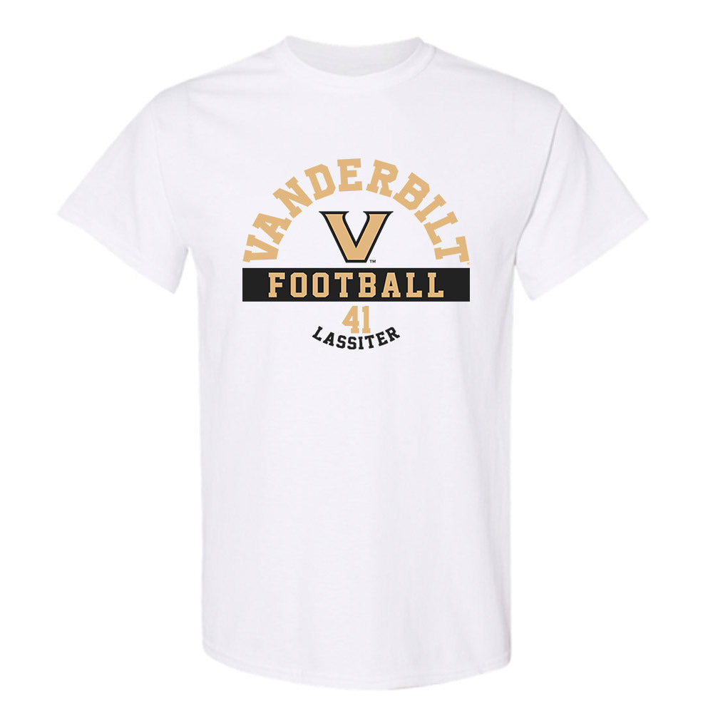 Vanderbilt - NCAA Football : Jamezell Lassiter - Classic Fashion Shersey T-Shirt