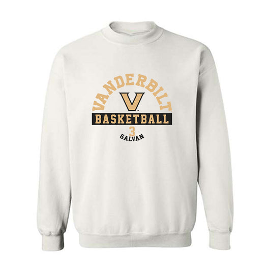 Vanderbilt - NCAA Women's Basketball : Aubrey Galvan - Classic Fashion Shersey Crewneck Sweatshirt-0
