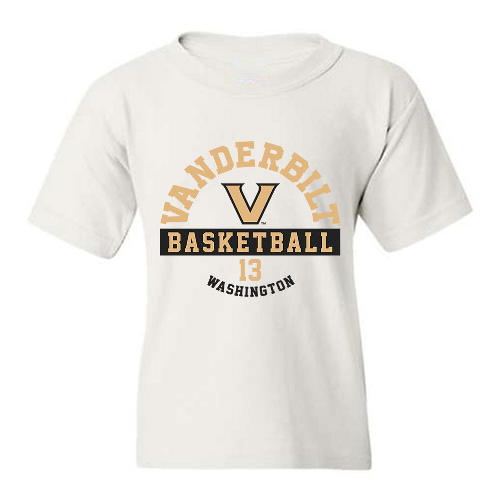 Vanderbilt - NCAA Men's Basketball : Jalen Washington - Classic Fashion Shersey Youth T-Shirt-0