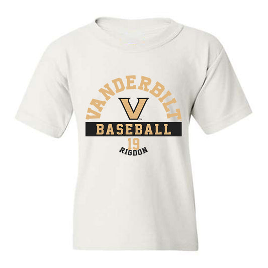 Vanderbilt - NCAA Baseball : Rustan Rigdon - Classic Fashion Shersey Youth T-Shirt-0