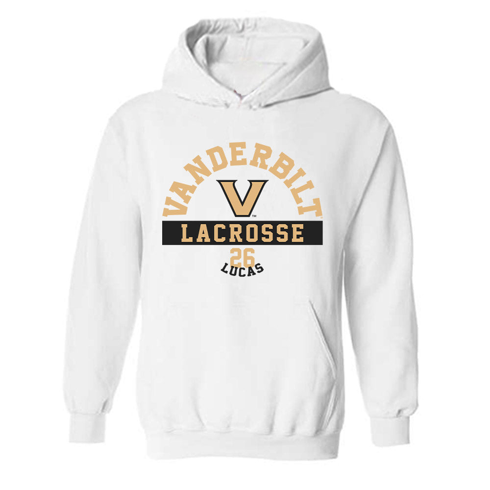 Vanderbilt - NCAA Women's Lacrosse : Caroline Lucas - Classic Fashion Shersey Hooded Sweatshirt-0