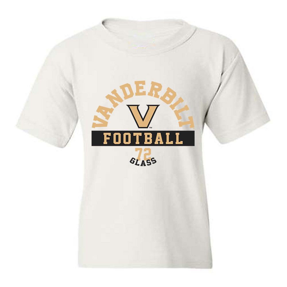 Vanderbilt - NCAA Football : Isaia Glass - Classic Fashion Shersey Youth T-Shirt-0