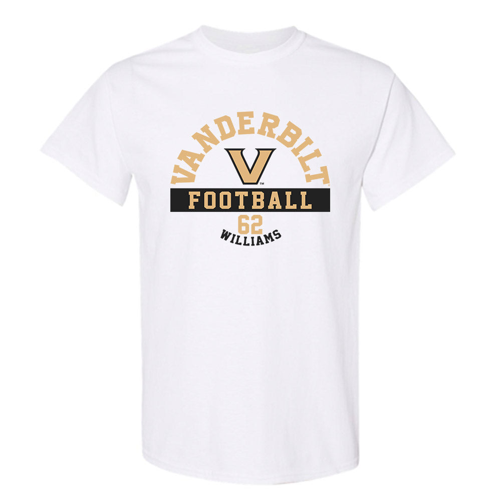 Vanderbilt - NCAA Football : CJ Williams - Classic Fashion Shersey T-Shirt-0