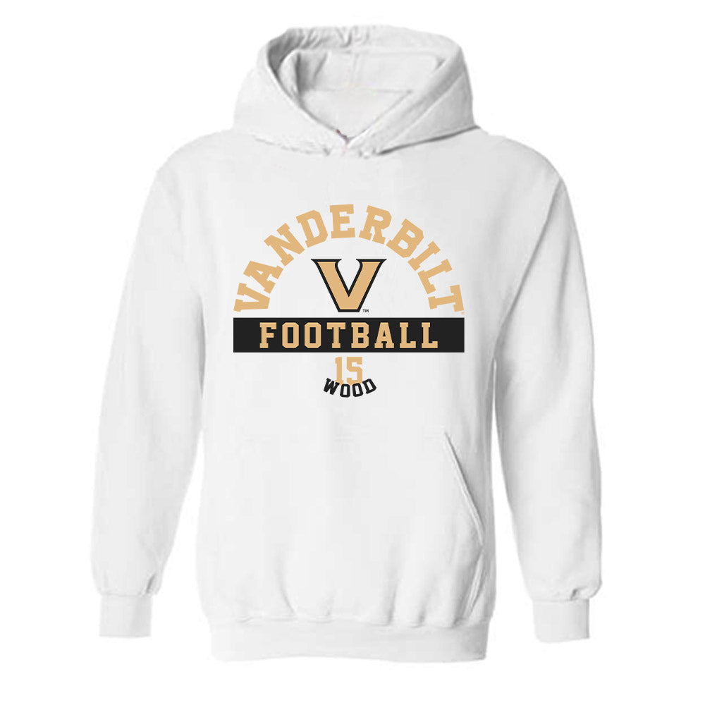 Vanderbilt - NCAA Football : Zaylin Wood - Classic Fashion Shersey Hooded Sweatshirt-0