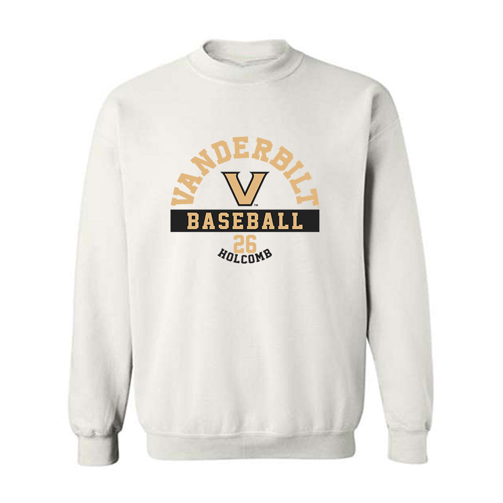 Vanderbilt - NCAA Baseball : Braden Holcomb - Classic Fashion Shersey Crewneck Sweatshirt