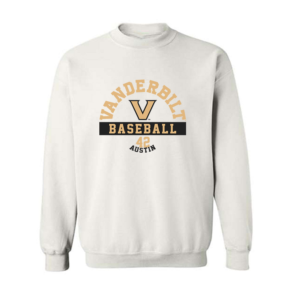 Vanderbilt - NCAA Baseball : Reginald Austin - Classic Fashion Shersey Crewneck Sweatshirt-0