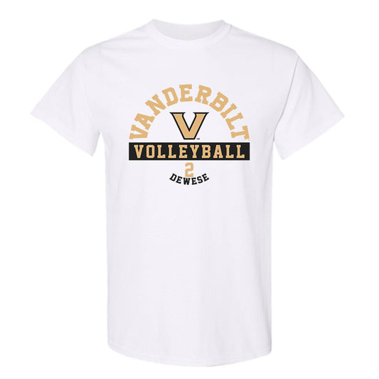 Vanderbilt - NCAA Women's Volleyball : Taryn Dewese - Classic Fashion Shersey T-Shirt