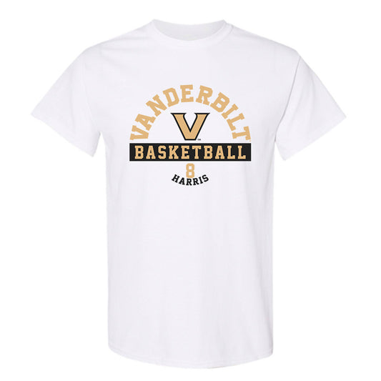 Vanderbilt - NCAA Men's Basketball : Tyler Harris - Classic Fashion Shersey T-Shirt-0