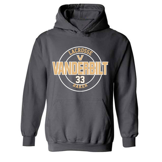 Vanderbilt - NCAA Women's Lacrosse : Brooke Baker - Classic Fashion Shersey Hooded Sweatshirt