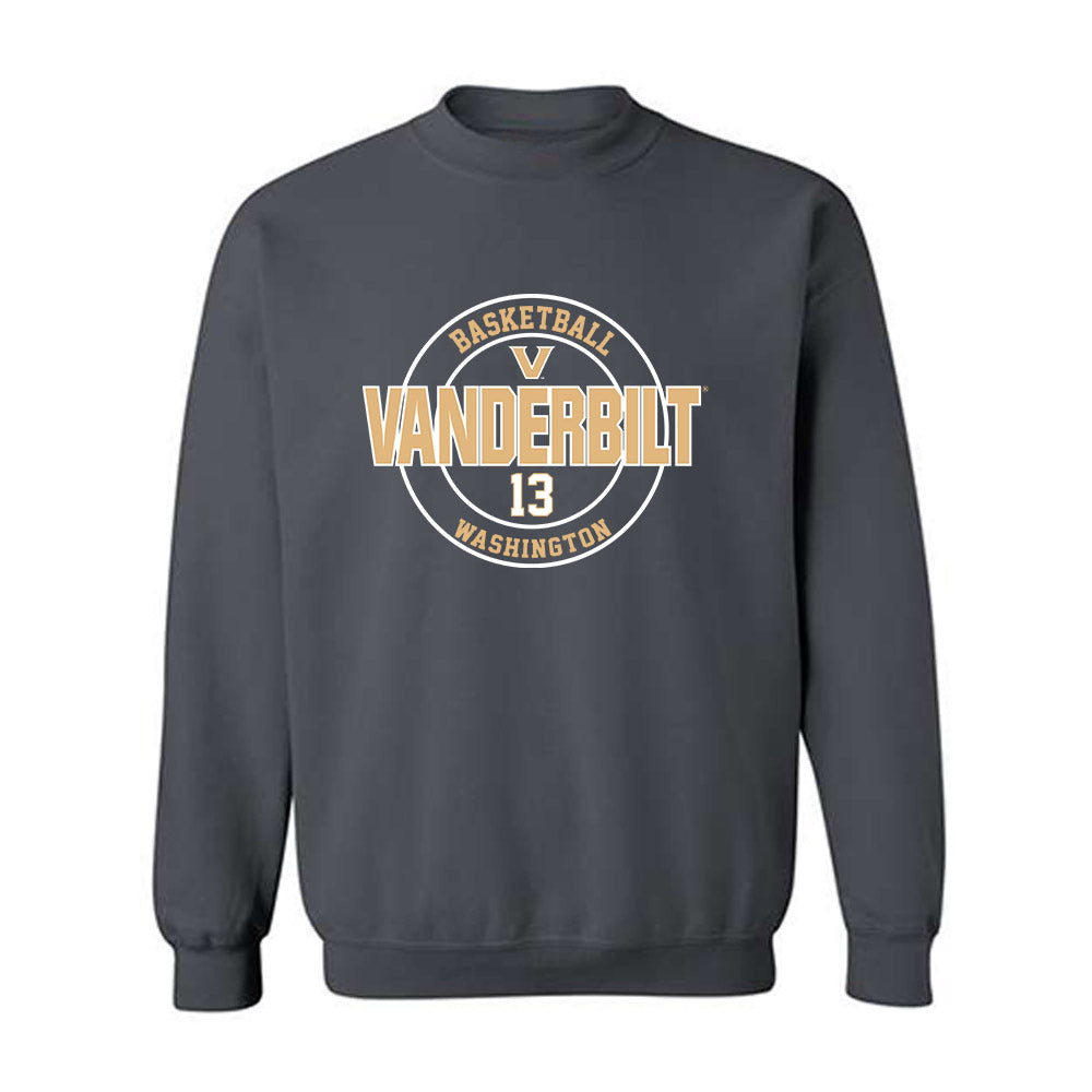 Vanderbilt - NCAA Men's Basketball : Jalen Washington - Classic Fashion Shersey Crewneck Sweatshirt-0