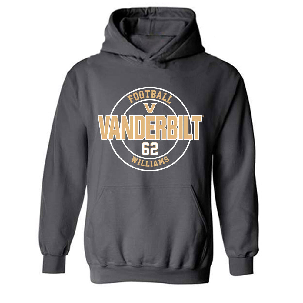 Vanderbilt - NCAA Football : CJ Williams - Classic Fashion Shersey Hooded Sweatshirt-0