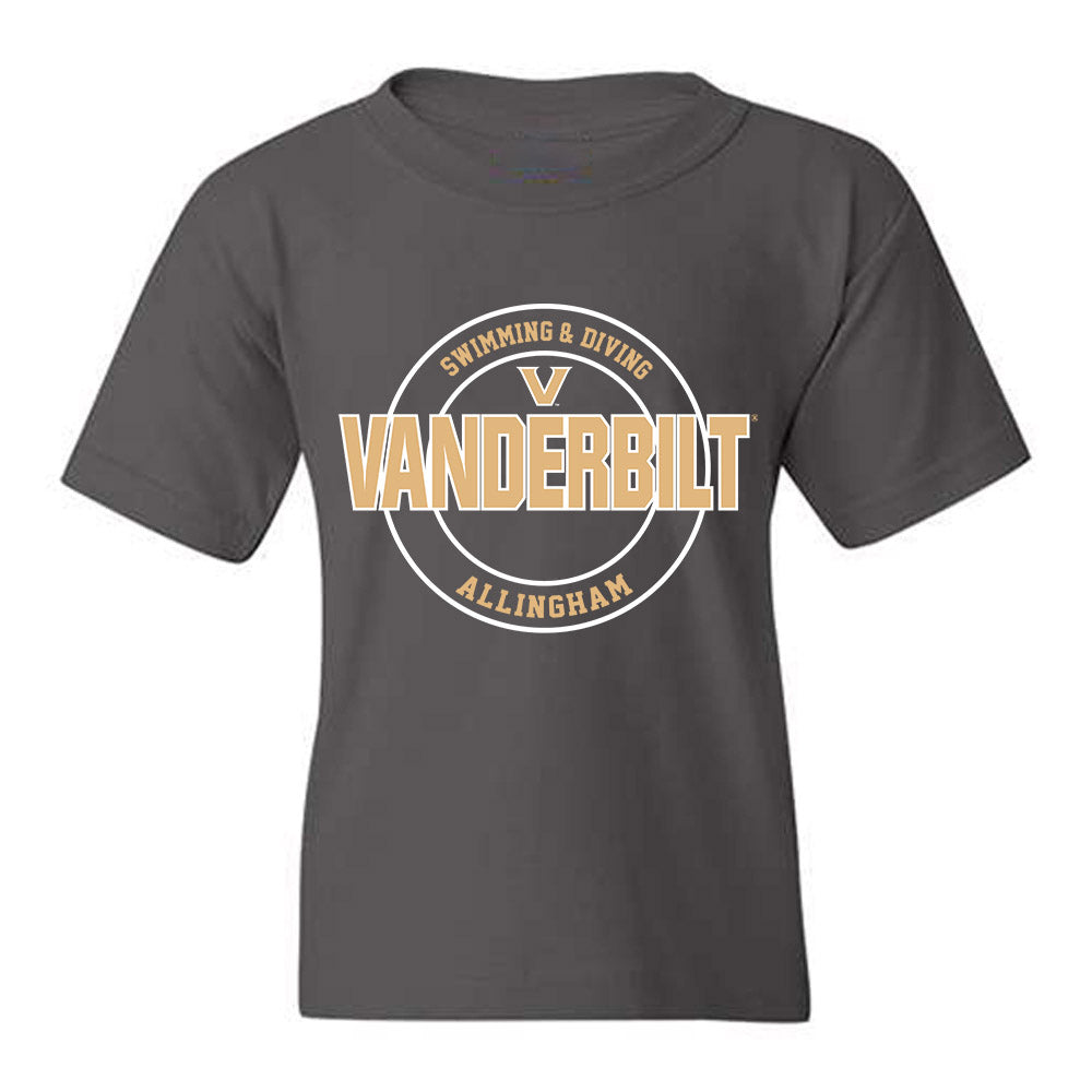 Vanderbilt - NCAA Women's Swimming & Diving : Ava Allingham - Classic Fashion Shersey Youth T-Shirt-0
