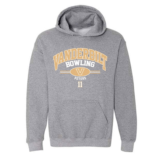 Vanderbilt - NCAA Women's Bowling : Paige Peters - Classic Fashion Shersey Hooded Sweatshirt-0