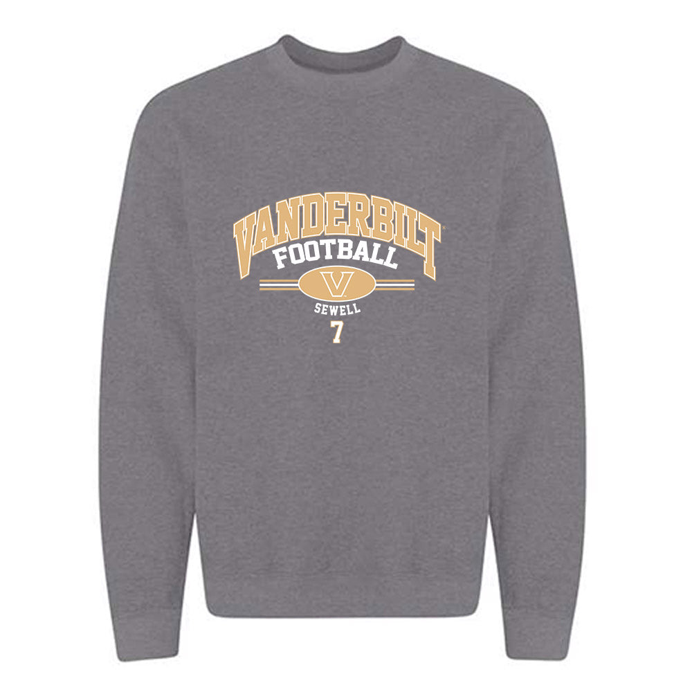 Vanderbilt - NCAA Football : Marlen Sewell - Classic Fashion Shersey Crewneck Sweatshirt