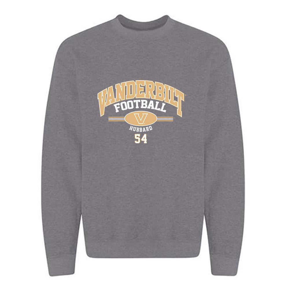 Vanderbilt - NCAA Football : Steven Hubbard - Classic Fashion Shersey Crewneck Sweatshirt