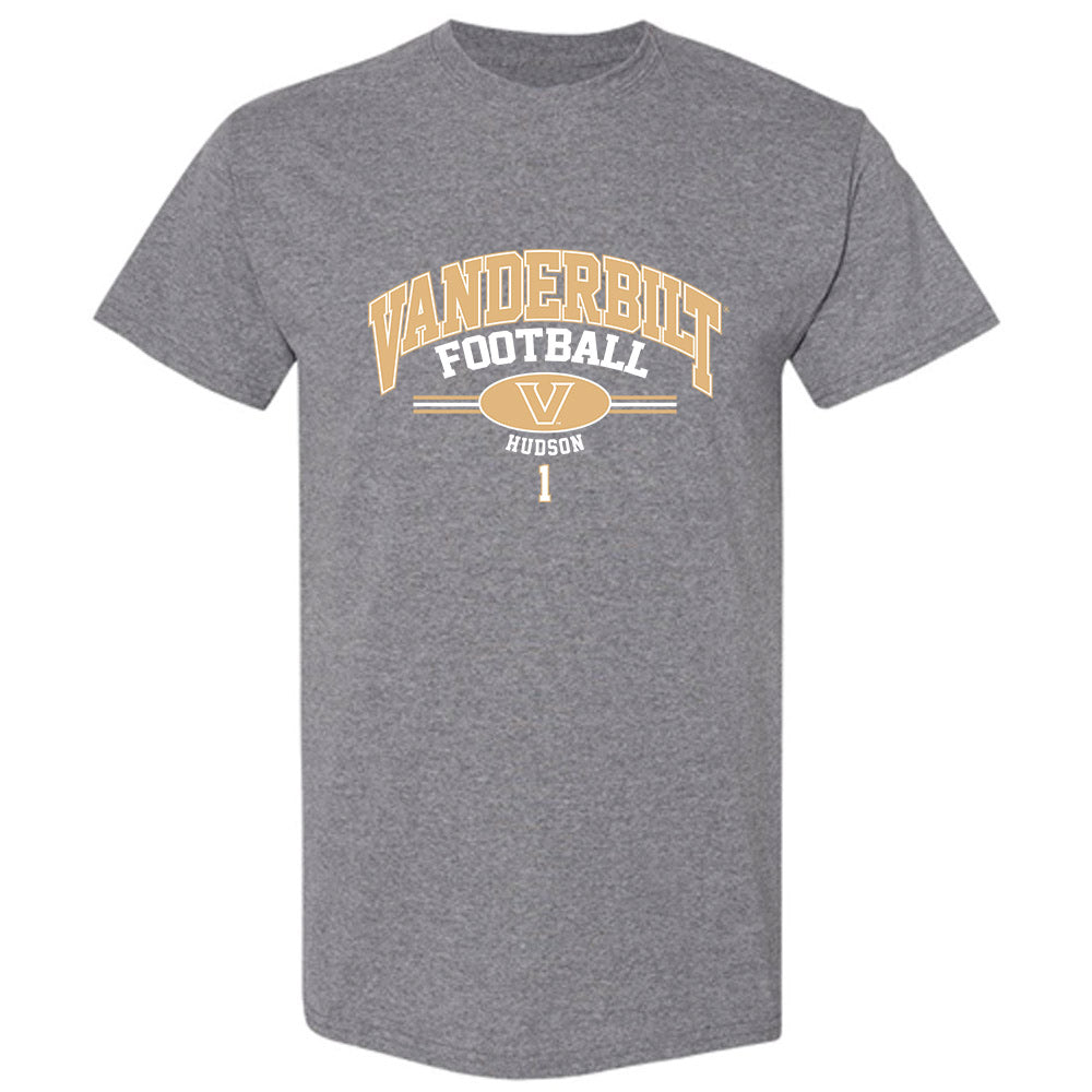 Vanderbilt - NCAA Football : Trent Hudson - Classic Fashion Shersey T-Shirt-0