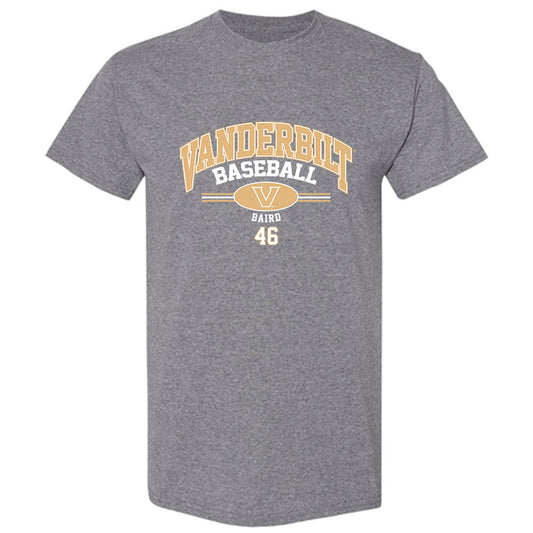 Vanderbilt - NCAA Baseball : Tyler Baird - Classic Fashion Shersey T-Shirt-0
