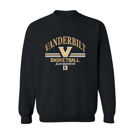 Vanderbilt - NCAA Men's Basketball : Jalen Washington - Classic Fashion Shersey Crewneck Sweatshirt-0