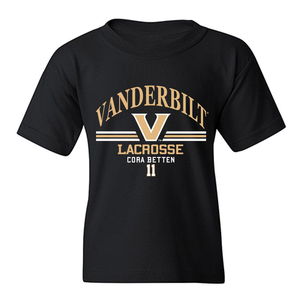 Vanderbilt - NCAA Women's Lacrosse : Cora Betten - Classic Fashion Shersey Youth T-Shirt-0