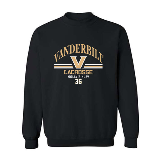 Vanderbilt - NCAA Women's Lacrosse : Molly Finlay - Classic Fashion Shersey Crewneck Sweatshirt