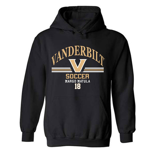 Vanderbilt - NCAA Women's Soccer : Margo Matula - Classic Fashion Shersey Hooded Sweatshirt-0