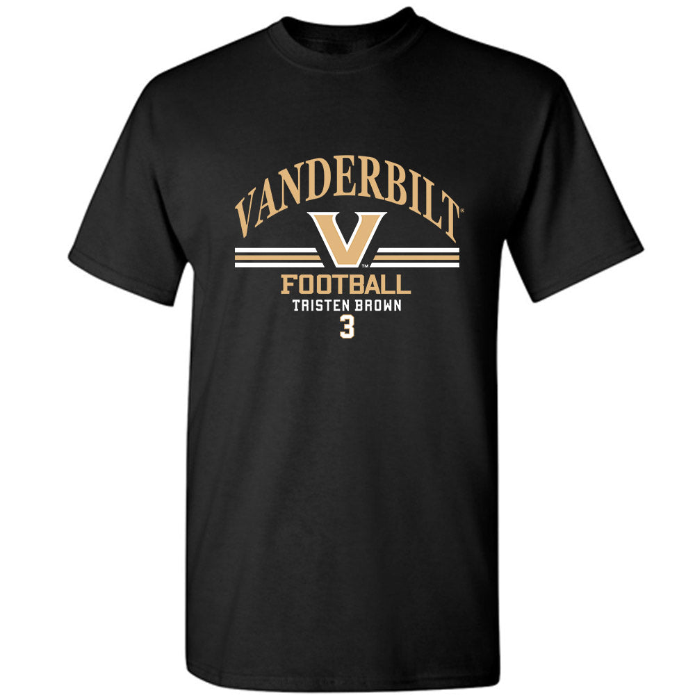 Vanderbilt - NCAA Football : Tristen Brown - Classic Fashion Shersey T-Shirt-0