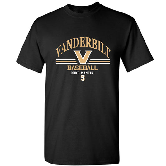 Vanderbilt - NCAA Baseball : Mike Mancini - Classic Fashion Shersey T-Shirt-0