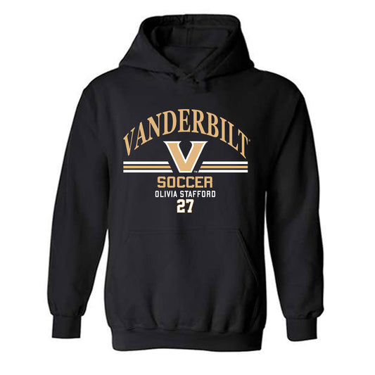 Vanderbilt - NCAA Women's Soccer : Olivia Stafford - Classic Fashion Shersey Hooded Sweatshirt-0