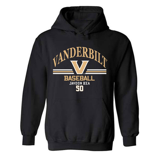 Vanderbilt - NCAA Baseball : Jaydon Kea - Classic Fashion Shersey Hooded Sweatshirt-0