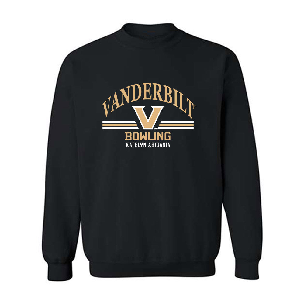 Vanderbilt - NCAA Women's Bowling : Katelyn Abigania - Classic Fashion Shersey Crewneck Sweatshirt-0