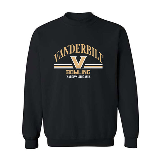 Vanderbilt - NCAA Women's Bowling : Katelyn Abigania - Classic Fashion Shersey Crewneck Sweatshirt-0