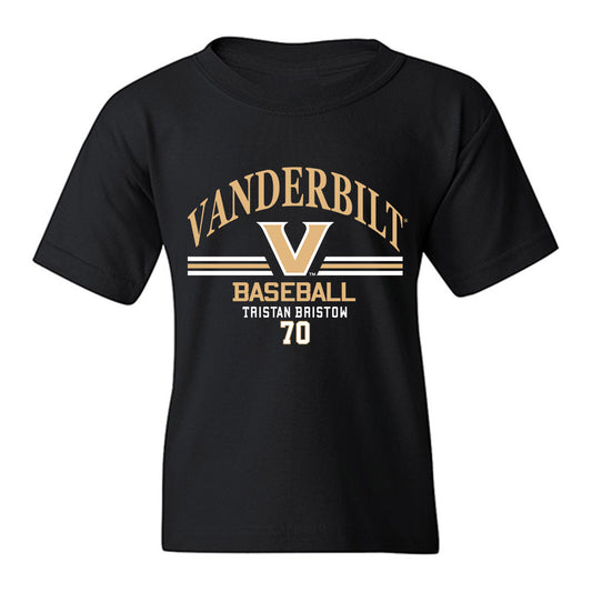 Vanderbilt - NCAA Baseball : Tristan Bristow - Classic Fashion Shersey Youth T-Shirt-0