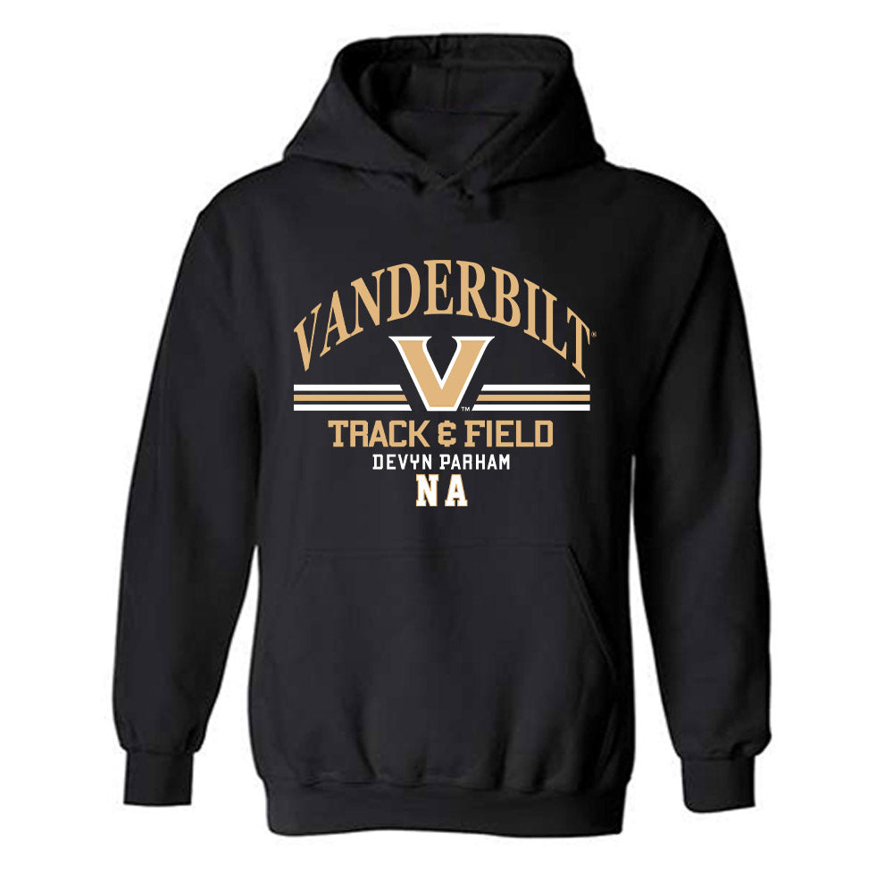 Vanderbilt - NCAA Women's Track & Field : Devyn Parham - Classic Fashion Shersey Hooded Sweatshirt-0