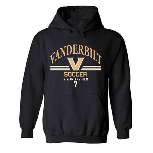 Vanderbilt - NCAA Women's Soccer : Vivian Akyirem - Classic Fashion Shersey Hooded Sweatshirt-0