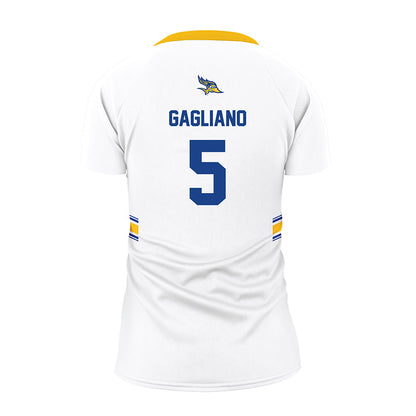 CSU Bakersfield - NCAA Women's Volleyball : Analiese Gagliano - White Volleyball Jersey-1