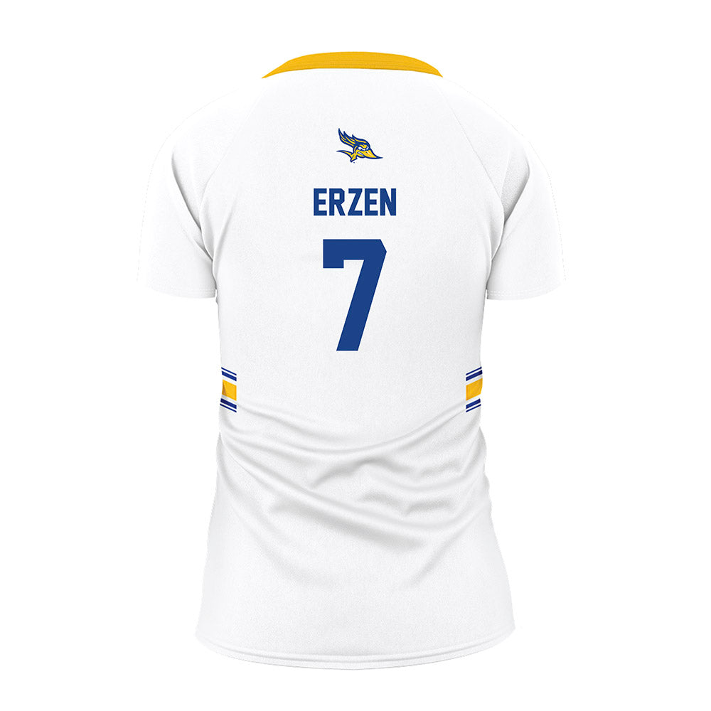 CSU Bakersfield - NCAA Women's Volleyball : Eva Erzen - White Volleyball Jersey-1