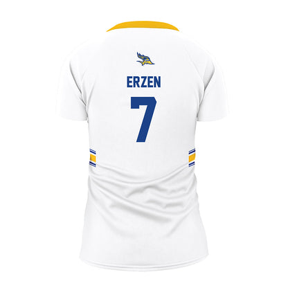 CSU Bakersfield - NCAA Women's Volleyball : Eva Erzen - White Volleyball Jersey-1