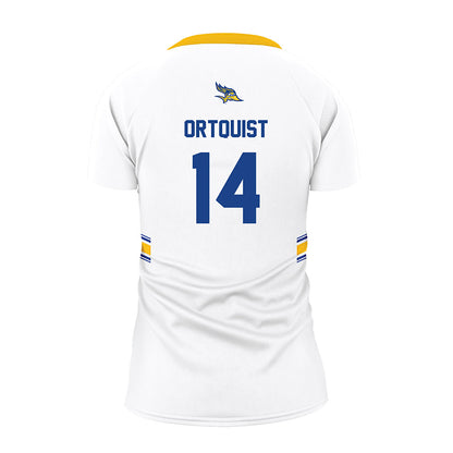 CSU Bakersfield - NCAA Women's Volleyball : Sophia Ortquist - White Volleyball Jersey-1