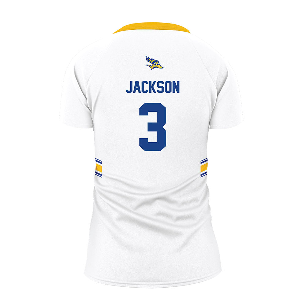 CSU Bakersfield - NCAA Women's Volleyball : Reese Jackson - White Volleyball Jersey-1
