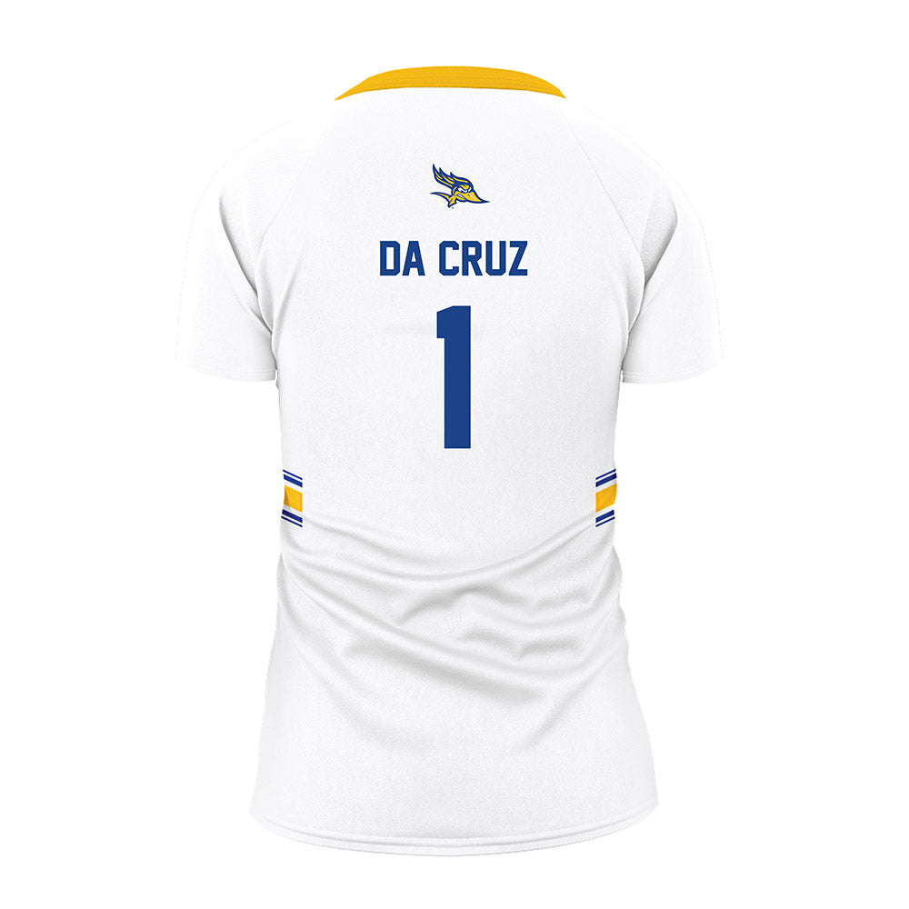 CSU Bakersfield - NCAA Women's Volleyball : Luiza da Cruz - White Volleyball Jersey-1