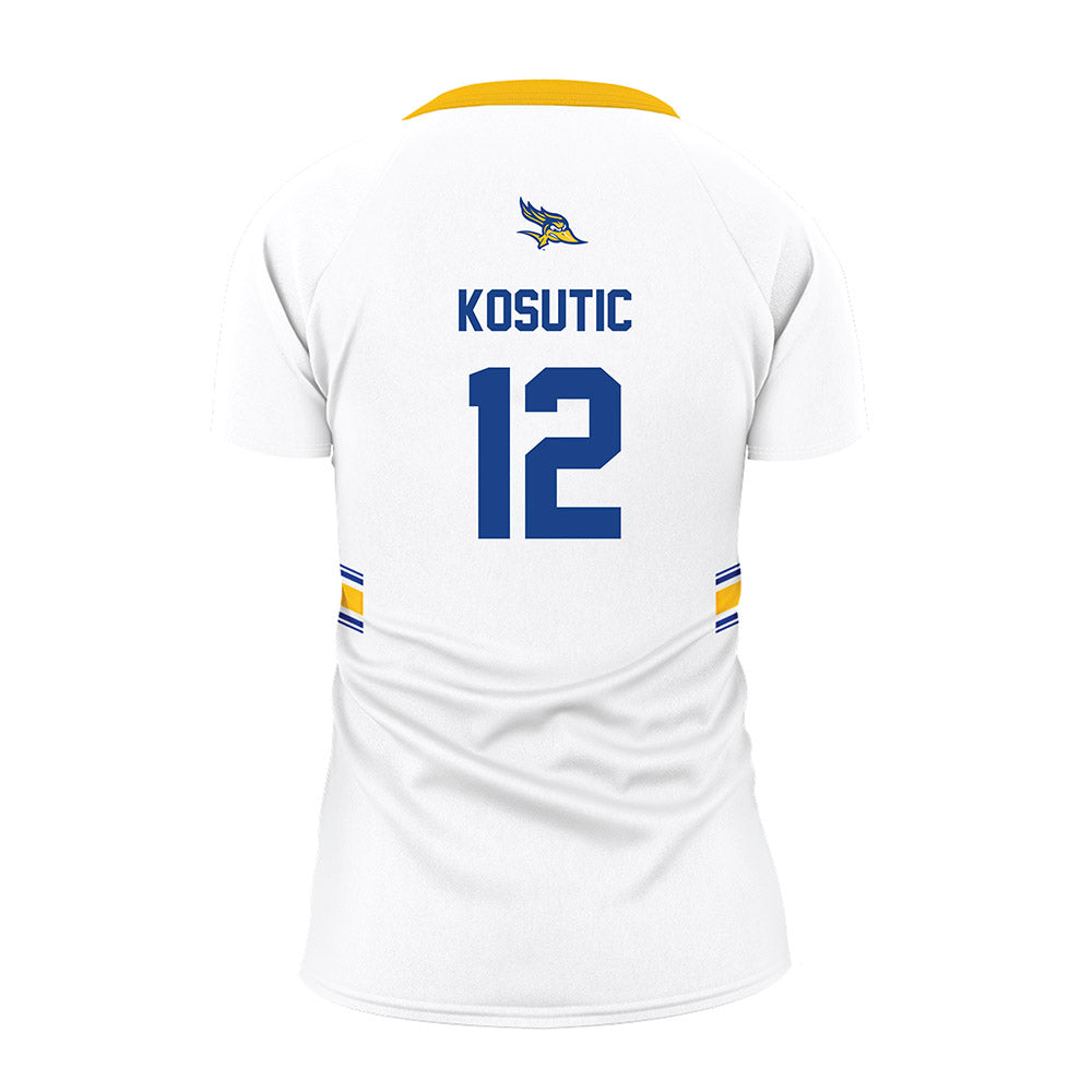 CSU Bakersfield - NCAA Women's Volleyball : Karla Kosutic - White Volleyball Jersey-1