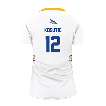 CSU Bakersfield - NCAA Women's Volleyball : Karla Kosutic - White Volleyball Jersey-1