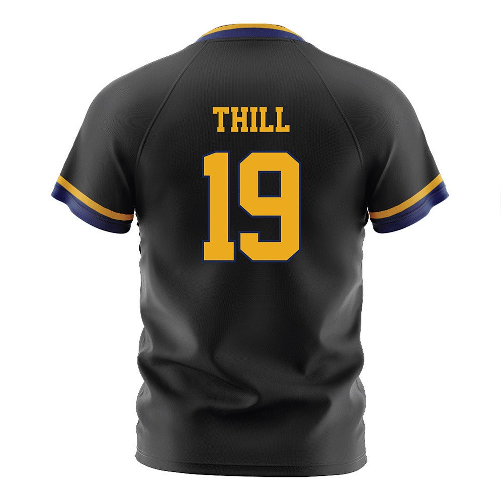 Kent State - NCAA Women's Soccer : Kate Thill - Black Soccer Jersey-1